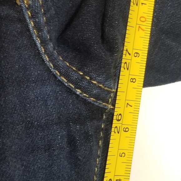 Abercrombie & Fitch Dark Blue Jeans Perfect Stretch Classic Skinny Denim Sz 26 - Picture 9 of 10